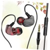 TEHAUX Ear Wired Earphone with Subwoofer Bass Earbud Headset for