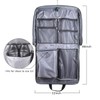 Foldable Carry On Garment Bag Fit 3 Suits, 44-inch Suit