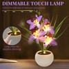 Strackvial Artificial Flower Night Light, Touch Stepless Dimming USB Rechargeable