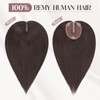 MY-LADY Hair Topper for Women Human Hair for Thinning Hair