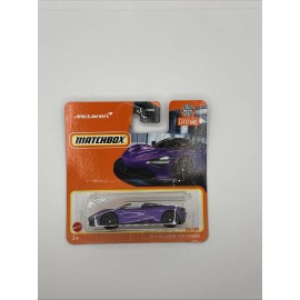 MATCHBOX Short Card MBX 2019 MCLAREN 720S SPIDER PURPLE 85/100