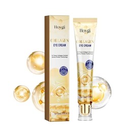 Eye Cream, Collagen Under Eye Cream with Hyaluronic Acid for Dark Circles, Puffy Eyes & Wrinkles, Anti Aging Eye Cream, 1 Fl. Oz