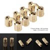 180° Brass Concealed Hinges, 4Pcs 8mm Hidden Cabinet Hinges, Invisible