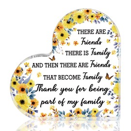 Friendship Gifts Bestfriend Gifts for Women Acrylic Plaque Bestie Birthday Presents for Women Long Distance Friendship Gift Going Away Presents for Friends BFF Christmas Galentines Day