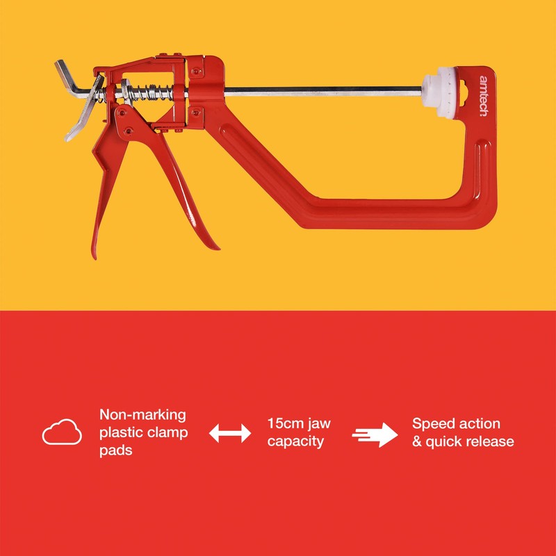 Amtech D0950 150mm (6") One Hand Speed clamp
