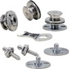 Hindermann Loxx Self Locking Snap Fasteners Set of 5