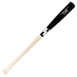 SSK Z Cut Maple Wood Baseball Bat - Made in Japan - Balanced - Durable (Natural/Black, 32")