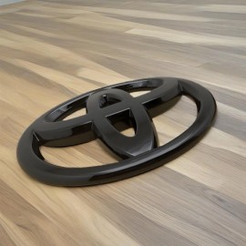 Toyota Fit for 2024-2026 Tacoma Front Grille Overlay Emblem Badge Logo  Gloss Black