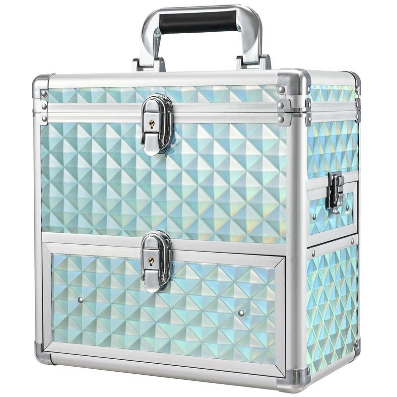 Joligrace Extra Large Makeup Train Case Nail Polish with Drawer