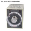 uxcell AC 110V 8P 0-60 Minutes Range Adjustable Delay Timer