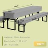 Zdada Set di 3 rivestimenti per mobili da birreria, Include