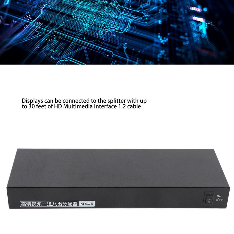 HD Multimedia Interface Splitter Professional Full HD 1080P 4Kx30Hz 1