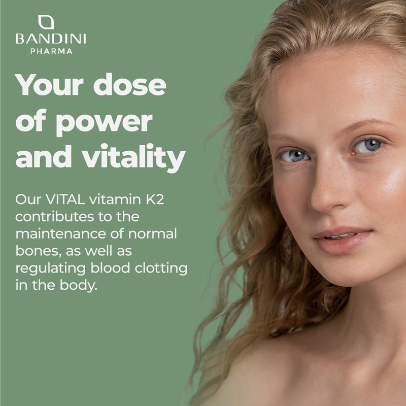 Bandini® Vitamin K2 MK7 200mcg | 400 Vegan Tablets |