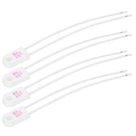4Pcs Ceramic Thermal Square, Square Thermal Fuse Temperature Square Temperature Control Protection Electricity Circuit Accessories 250V 15A Cut Off At 125℃