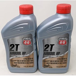 Phillips 66 (Pack of 2) 1073908 Airkool HP 2-Cycle Motor Oil Quart