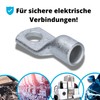 Cembre A7-M8 Tube Cable Lug 35 mm² M8 Uninsulated Tin-Plated