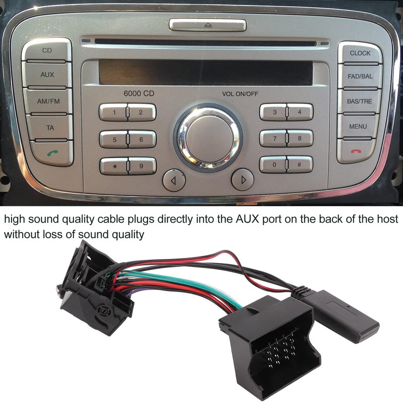 Bluetooth Music Adapter, Bluetooth 5.0 Wireless Audio Adapter Audio Cable