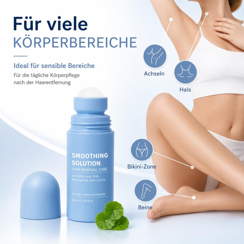 Smoothing Solution Ingrown Hair Care Roll On, Ingrown Hair Roller