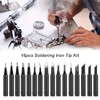 Saipor 16 Pcs 900M-T Soldering Irons Tips Lead-Free Solder Tips