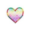 TIANYING Fashionable Iron Heart Patch, Applique Cute Embroidery Patch, Decorative