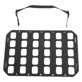 Molle Panel Black with Handle PP Fixed Holes Design Molle Organizer Panel for Wall Box Backpack