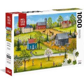 Pierre Belvédère • 1000-Piece Puzzle • S. Mark: Green Pastures • 68 x 48 cm • World-Class Artists Collection • Jigsaw Family Puzzle Table Game • 671142