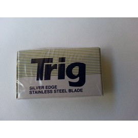 TRIG Silver Edge Stainless Double Edge Razor Blades (50) by Lord