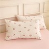 Nyescasa Bed Linen 135 x 200 cm White Pink Tulips