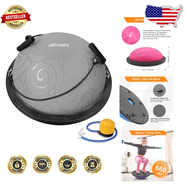 Balance Stability Ball with Anti-Skid Surface - Perfect for All