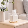 HBlife Clear Tissue Box Cover Square Acrylic Tissue Box Holder