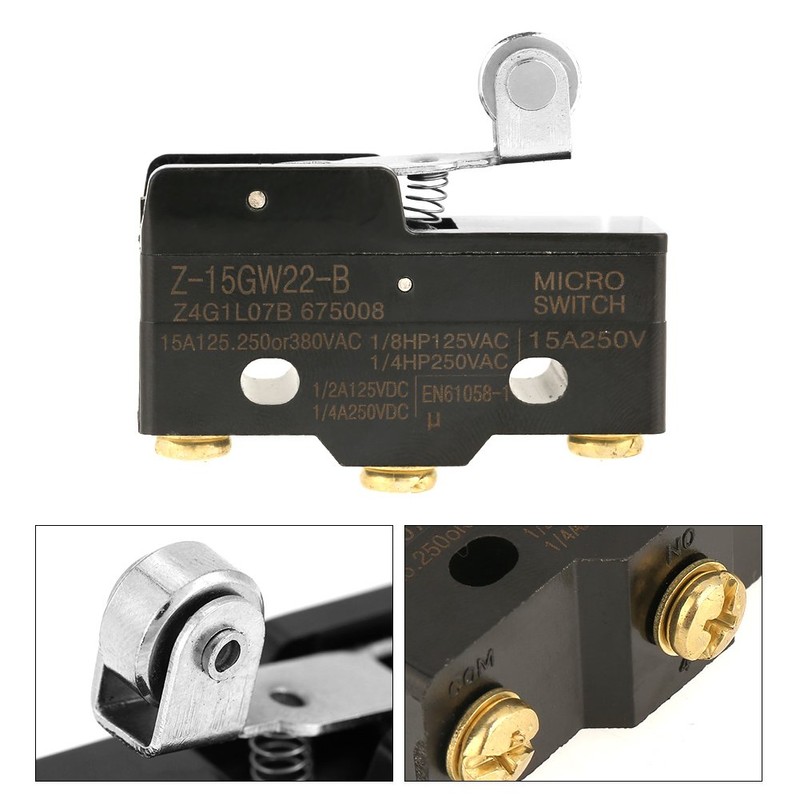 Microinterruptor de acción rápida 15A 250V Z-15GW22-B Microinterruptor de límite