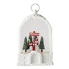RAZ Imports Lighted Water Penguin and Snowman on top of