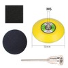 φ3-inch Hook and Loop Sanding Pad, Diameter 3”(75mm) with Shank1/8(3mm)