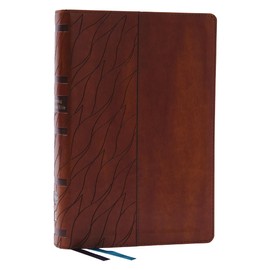 Encountering God Study Bible: Insights from Blackaby Ministries on Living Our Faith (NKJV, Brown Leathersoft, Red Letter, Comfort Print, Thumb Indexed)