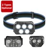 Strong Light Headlamp Outdoor Rechargeable Small Flashlight Induction Night Fishing