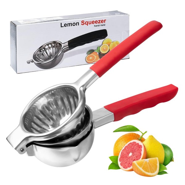 Lemon Squeezer Stainless Steel Citrus Juice Press Squeezer for Lemons