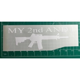 htvront Vinyl decals for cars trucks defend 2nd 10x4.5 bumper stickers window decals