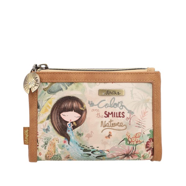 Anekke Women's Soft Wallet 36709-912 Multicoloured 15 x 10 x