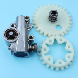 For STIHL Oil Pump Oiler Worm Gear Spur Wheel for Stihl MS380 MS381 038 038AV Super Magnum