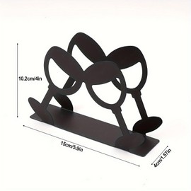 YouXiaor Pack of 2 Napkin Holders, Napkin Holder, Napkin Holder, Napkin Holder, Napkin Dispenser, Napkin Stand for Table Decoration in Restaurant, Cafe, Hotel or Kitchen