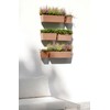 Ecopots Manhattan Small Rectangle Wall Planter - 5.9 in x