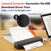 LUCK JINGLE Bluetooth Portable Printer, L86 Thermal Printers Wireless for
