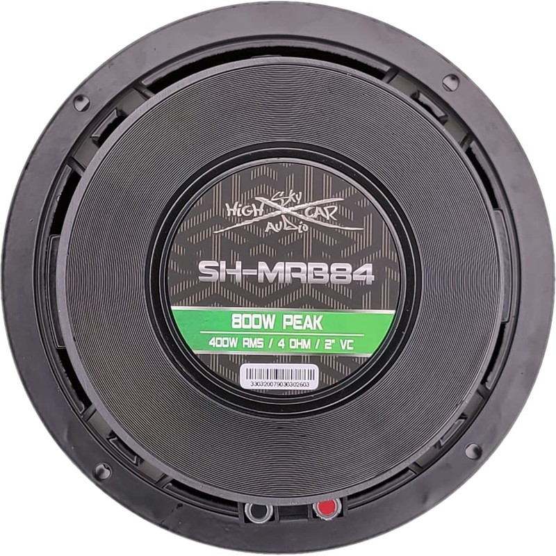Sky High Car Audio SHCA MRB84 8" Midrange Speaker w/Bullet