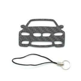 BlackStuff Carbon Fibre Keyring Lanyard Compatible with M3 E90 E91 E92 E93 CF-149 Black S, Black, S, black