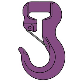 Round Sling Hook Lifting Strap Hook UVH 1000 kg / 1t