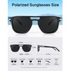 BIRCEN Polarized Sunglasses for Men UV-Protection: Acetate Retro Trendy Fashion