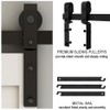 TSMST 3FT/36" Heavy Duty Sturdy Bifold Barn Door Hardware Kit