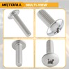 MOTOALL 25 Piece Fender Bolts Screws Nut Mount Kit Plastics