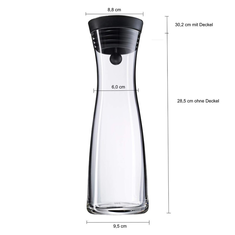 WMF Basic Water Decanter 1L Height 29 cm Close-Up Stopper