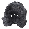 Gorilla Head Sculpture 6.3in Animal Head Figurine Resin Hollow Out